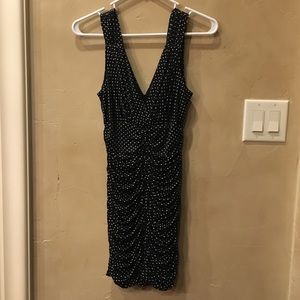CLOSED Black and white polka dot dress